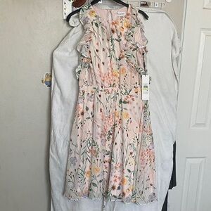 Calvin Klein Collection Floral Dress - Multicolor